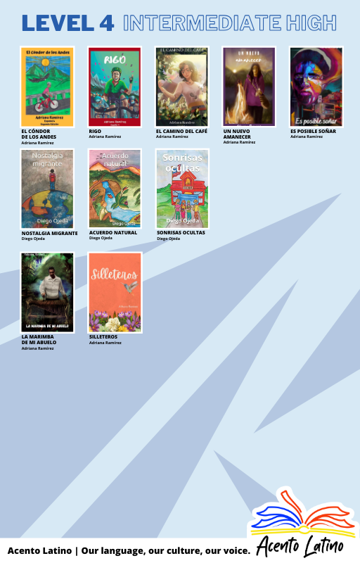 Acento Latino Level 4 2023-4 (10 books)