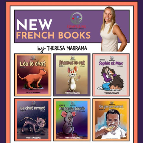 NEW FRENCH books for Cook, Dance, Play! from Theresa Marrama