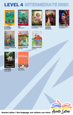Acento Latino Level 4 2023-4 (10 books)